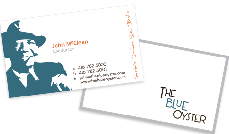 The Blue Oyster Business Card