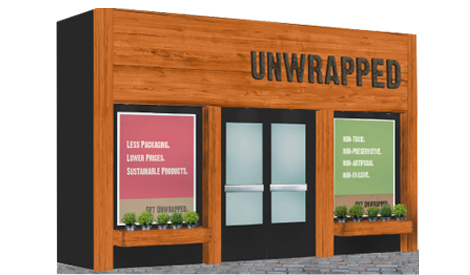 Unwrapped Store Drawing